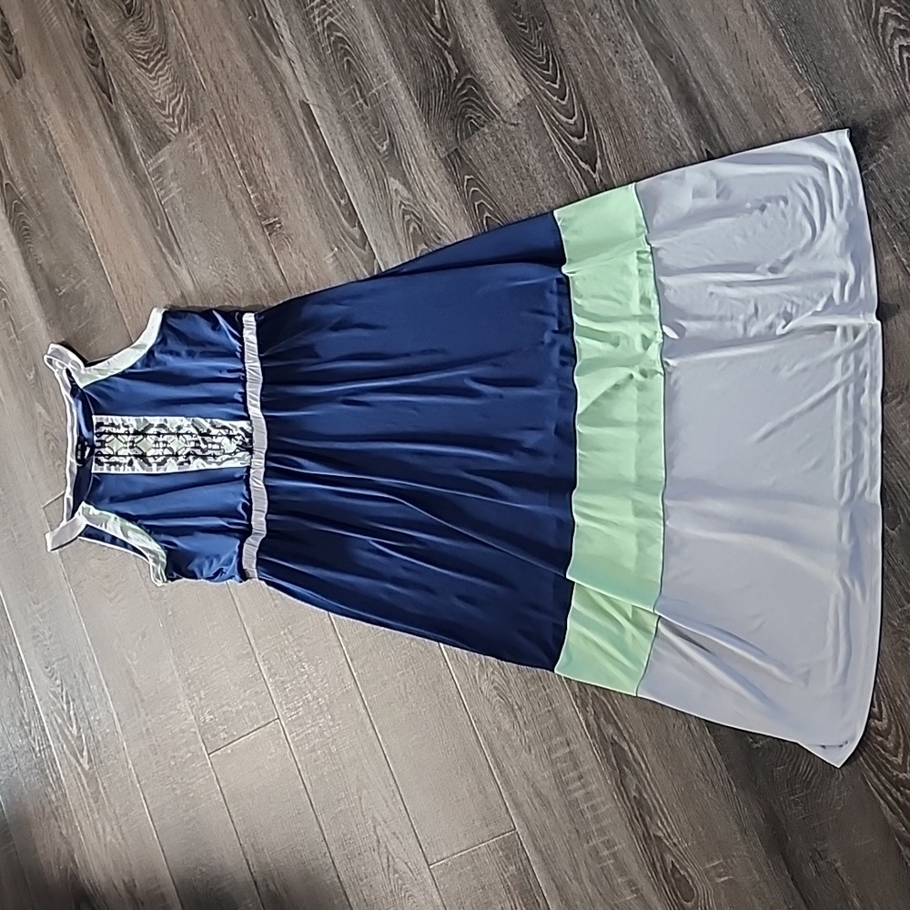 ❄️ Style & Co colorblock Maxi Dress ❄️